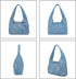 Denim Bags for Women Shoulder Bag Purses and Handbags...