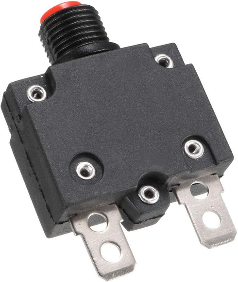 uxcell AC 125V/250V 15A Push Button Circuit Breaker for Air Compressor 5 Pcs...