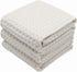 Waffle Weave Kitchen Drying Towels - Thick Microfiber, Absorbent, Lint Free 16Inch x 24Inch 3 Pack Beige...
