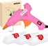 Mini Hot Glue Gun 30pcs Glue Stick Hot Glue Gun Set for Quick Fix Artist DIY Art Home 20w Pink...