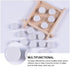 Gadpiparty 100Pcs 20MM Plastic Rattles Noise Maker Insert Rattle Toy Squeaker Ring Box Repair Baby Toy Rattle Box Repair Fix for Baby Pet Dog...