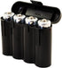Powertron 5 AA/AAA / CR123A Black Battery Holder Storage Cases...