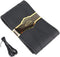 15 Inch 3D Universal Artificial Leather Steering Wheel Cover Stitch On Wrap with Needle & Thread Non-slip Black...