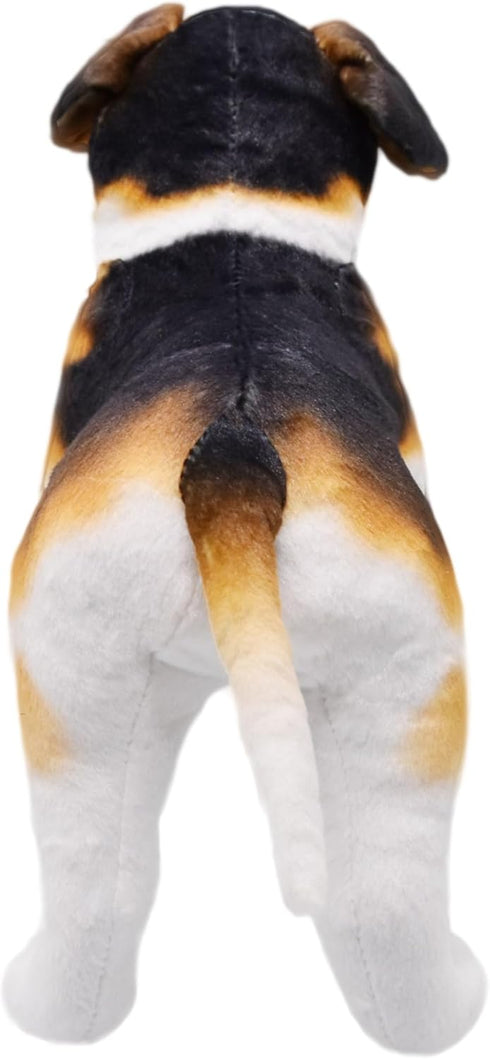 Lifelike Beagle Dog Stuffed Animal Simulated Plush Puppy Toy Doll Super Realistic Brown Dogs Act Like Real Excellent Gifts for Kids Birthday Party...
