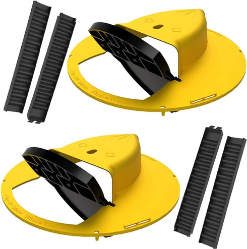Mouse Trap - Auto Reset - Flip and Slide Bucket Lid Mouse Trap - Rat Trap - Reusable Trap Door Style - Multi Catch Mice Control Traps - Bucket Lid...