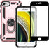 Yiakeng iPhone 8 Case, iPhone 7 Case, iPhone SE 2020/2022 Case with Screen Protector, Military Grade Protective Cases with Ring for iPhone 8/7/SE ...