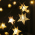 Star String Lights,16.4 ft 50 LED 8 Modes Battery Operated String Lights with Remote & Timer Dimmable Twinkle Fairy Lights String for Kid Bedroom ...