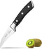 BEZIA Peeling Paring Knife 2.75 inch, German High-Carbon Steel, Fruit Knife Kitchen Knife with Ergonomic and Full Tang Handle, Black...