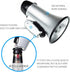 MyMealivos Portable Megaphone Bullhorn 20 Watt Power Megaphone Speaker Voice and Siren/Alarm Modes with Volume Control and Strap (Silver)…...