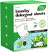 Laundry Detergent Sheets Unscented 240 Loads?Eco Friendly Detergent Sheets for Travel & Home - No Plastic Jug Liquidless Soap Strips, Plant-based,...