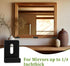 6 PCS Mirror Brackets for Hanging on Wall, Stainless Steel U Wall Mounted Mirror Hanger Fastener Bracket with Screw Heavy Mirror Mounting Hardware...