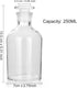 250ml Glass Reagent Bottle,Narrow Mouth Borosilicate Glass Reagent Bottle with Standard Ground Glass Stopper (8.45oz,Clear)…...