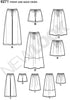 Simplicity Creative Patterns New Look 6271 Misses' Skirt in Three Lengths and Pants or Shorts, A (10-12-14-16-18-20-22)...