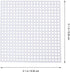 Tofficu 50 Pieces Mesh Plastic Canvas Sheets, Plastic Mesh Sheet Plastic Grid Sheet 5 Styles, Plastic Canvas Shapes for Embroidery, Knitting and C...