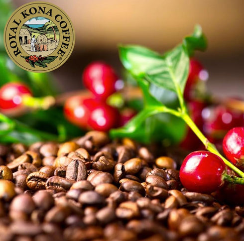 Royal Kona Vanilla Macadamia Flavored, 10% Kona Coffee Blend, Light-Roast Single-Serve Coffee Pods, Compatible with Keurig® Brewers, A Taste of Al...