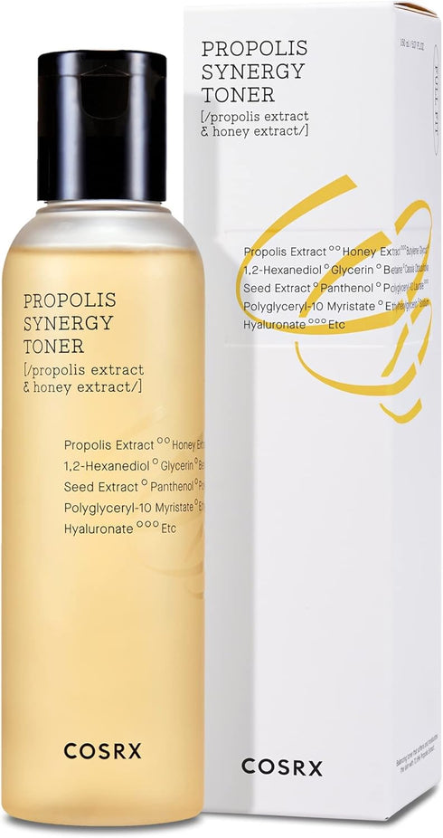 COSRX Full Fit Propolis Synergy Toner, 150ml / 5.07 fl.oz | Instant Moisture Boosting Toner, Propolis 72.6% Honey 10.7% Panthenol, Korean Skin Car...