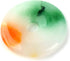 FASHEWELRY 10Pcs Natural Jade Stone Donut Charms Pi Disc Gemstone Pendants 20-25mm Polished Colored Healing Chakra Flat Round Gems Beads Charm for...