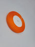 Orange Sheer Organza Ribbon 3/8" Silky Soft Fabric Ribbons Chiffon Packing Ribbon Shimmer Organza Sheer Ribbon for Gift Wrapping Decorating Valent...