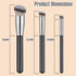 Foundation Contour Brush for Liquid Makeup, Kabuki Brushes, Under Eye Nose Contour Brush for Blending Liquid Cream Flawless Powder Cosmetics Buffi...
