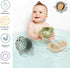 Baby Bath Toys Floating Boats and Sea Animal Shapes Stackable Cups for Toddlers 1-3 | 11 PCS Mold Free Bathtub Toy for Infants 6-12 Months | No Mo...