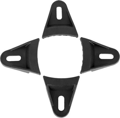 X AUTOHAUX 16pcs Black Car Subwoofer Speak Grill Clips Clamps Install Bay Fit for 4" 6" 8" 10" 12" 15"...