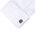 HONEY BEAR Retro Pattern Cufflinks Stainless Steel for Men Business Wedding Gift...