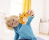 Hape Little Copter Wooden Toy Toddler Play Vehicle, L: 5, W: 2.6, H: 3.5 inch , Yellow...