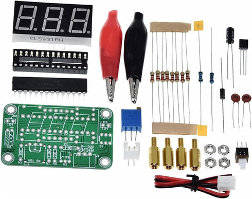 HiLetgo VOT-8 Voltmeter Kit Voltage Meter Electronic Production Suite DIY Kit for Student Electronic Exercise...
