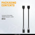 EZDIY-FAB Adapter Cable for Corsair RGB HUB, Lighting Node CORE, Commander CORE and iCUE Commander CORE XT, Smart RGB Lighting, Connect to Any 5V ...