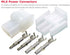 2-Pin Molex 2.13mm (.084") Connector Kit, 14-20 AWG Arcade Pinball (3-Set)...