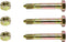 Cpartstore-Top 3-Pack 53200500 Shear Pin Bolts and Nuts Replaces Ariens 532002 03204300 51001600 510016 Snow Blowers...