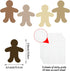 100 Pieces Person Multicultural Creative Cut-Outs People Shape Paper Cutout for Children to Design and Decorate Craft Group Projects, Unity in Div...