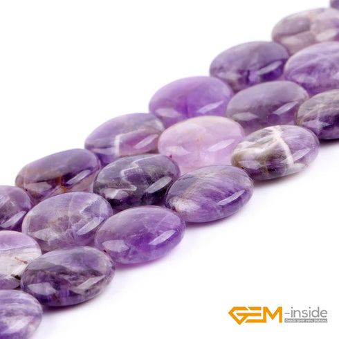 GEM-Inside Natural Coin 20mm Amethyst Agate Gemstone Crystal Energy Stone Loose Beads for Jewelry Making Jewelry Beading Supplies for Women...