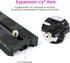 Aluminum Quick Release Plate 120mm for DJI Ronin SC Gimbal,Camera Mounting Plate Compatible Arca-Swiss with 1/4" Hole for Gimbal Stabilizer Tripod...