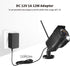 Tonton 12V 1A 10ft AC/DC Long Power Supply Adapter Cord 12W Wall Charger AC 100V-240V to DC 12 Volt with 8 Tips for LED Strip Light, CCTV Camera, ...