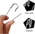 Pack of 30 Large Safety Pins, 2.76" Heavy Duty Blanket Pins Bulk Steel Spring Lock Pins Fasteners for Blankets Crafts Skirts Kilts Brooch Making...