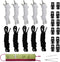 12 Pack Replacement Drawstrings for Sweatpants Shorts Hoodies with Drawstring Threaders and Cord Locks 51" Long...