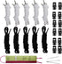 12 Pack Replacement Drawstrings for Sweatpants Shorts Hoodies with Drawstring Threaders and Cord Locks 51" Long...