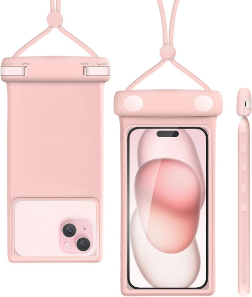 wellhouse Universal Waterproof Phone Pouch, Waterproof Phone Case Compatible for iPhone15 14 13 Pro Max XS Plus Samsung Galaxy S22 Cellphone Up to...