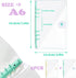 2 Pack A6 Soft PVC 6-Ring Binder Cover, Clear Budget Binder, Clear A6 6-Hole Planner Binder Cover, Milk Yellow Green Round Ring Binder Cover for R...