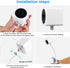 Gooseneck Clip Wall Mount for Wyze Cam OG and More Cameras with 1/4" Threaded Hole...