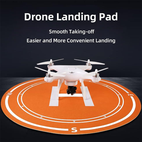 Waterproof Foldable Portable Drone Landing Pad for DJI Mini 2 SE, Mini 4 Pro, Mini 3 and Other Foldable Mini Drone, Orange...