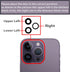 3pcs/Set 14 Pro Rear Back Camera Glass Lens Replacement for iPhone 14 Pro Camera Glass Lens Covers Replacement with Adhesive Preinstalled + Replac...