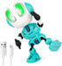 Stocking Stuffers for Kids Men Women, Rechargeable Robot Toys, Mini Talking Robot with Repeats Waht You Say, LED Lights and Cool Sounds Interactiv...