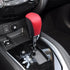 Compatible with DIY Genuine Leather Gear Shift Knob Cover Interior Accessories Protective Cover for Nissan Rogue 2014 2015 2016 2017 2018 2019 202...