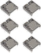 AITRIP 6PCS Mini MP3 Player Audio Module MP3 Voice Decode Board DFPlayer with TF Card Slot, it can be Controlled Through Serial Port or I/O Port f...