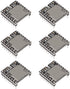 AITRIP 6PCS Mini MP3 Player Audio Module MP3 Voice Decode Board DFPlayer with TF Card Slot, it can be Controlled Through Serial Port or I/O Port f...