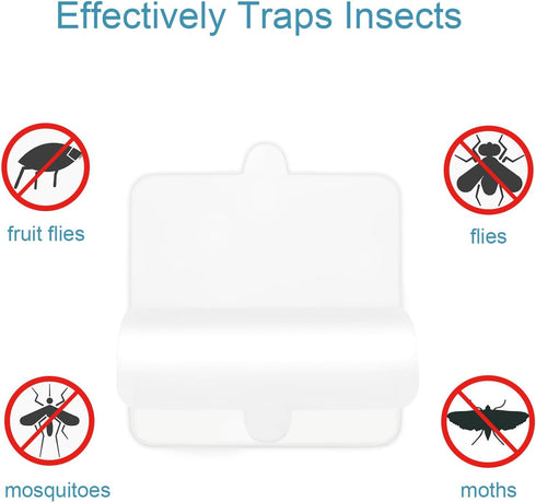 30 Pcs Flea Trap Refill Glue Boards for Terro T230 T231 Indoor Flea Light Traps, 6" Replacement Sticky Pads Fits Square Flea Bed Bug Traps for Ins...