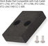 4 Pcs 761-05007 Deck Brake Pad Compatible with Troy-Bilt/Cub Cadet XT1-LT42, XT1-LT42 C, XT1-LT46, XT2-LX42, XT2-LX42 FAB CC C 600 Mower - Include...