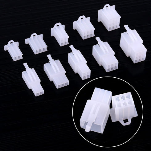 Glarks 580Pcs 2.8mm Pitch 2 3 4 6 9 Pin Wire Connectors Housing Terminal, Male & Female Plug Housing and Pin Header Crimp Wire Terminals Connector...
